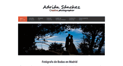 Desktop Screenshot of adriansanchezfotografo.es